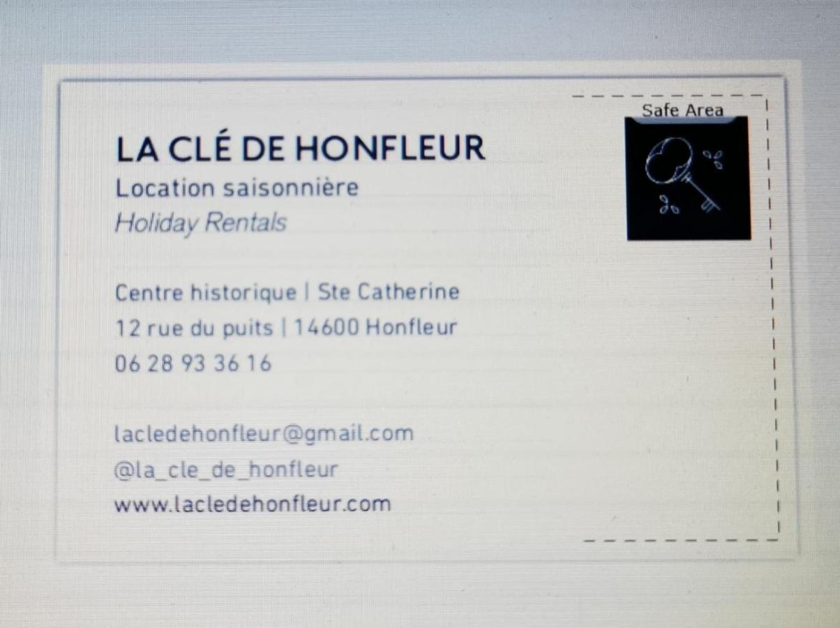 -La Maison Balancoire - Parking Prive - Coeur Historique -La Clef De Honfleur Exteriör bild